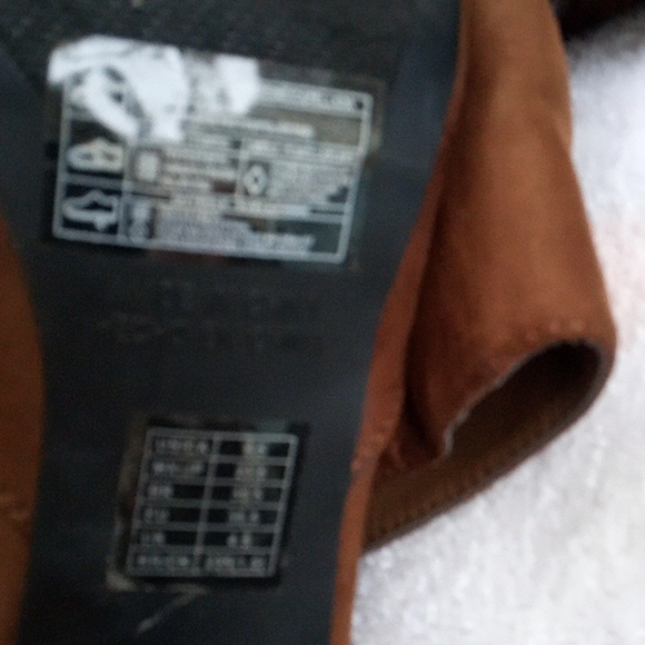 New Brown Suede Women Pointed Toe Side Zipper High Heels tall Boots size 6.5 - Picture 7 of 8